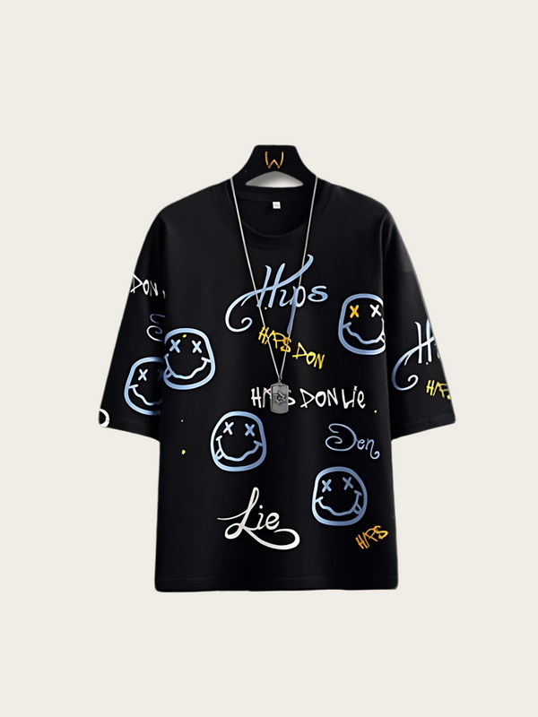 Doodles Harajuku Japanese T Shirt - Medium