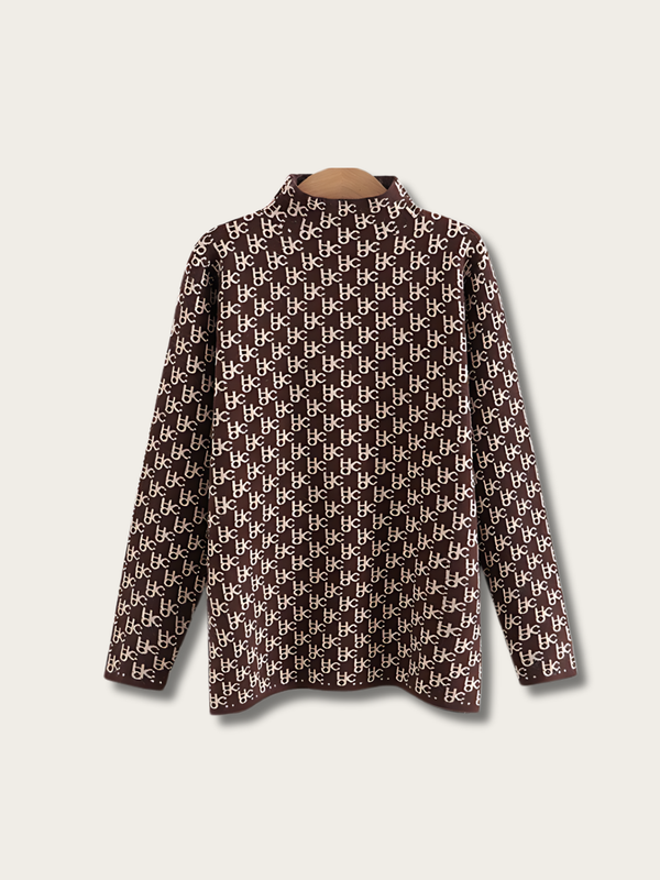 Monogram Luxe Japanese Sweater - XL