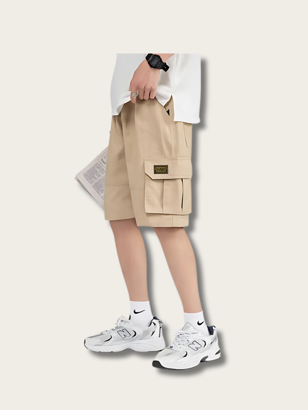 Vintage Cargo Japanese Streetwear Shorts - Medium