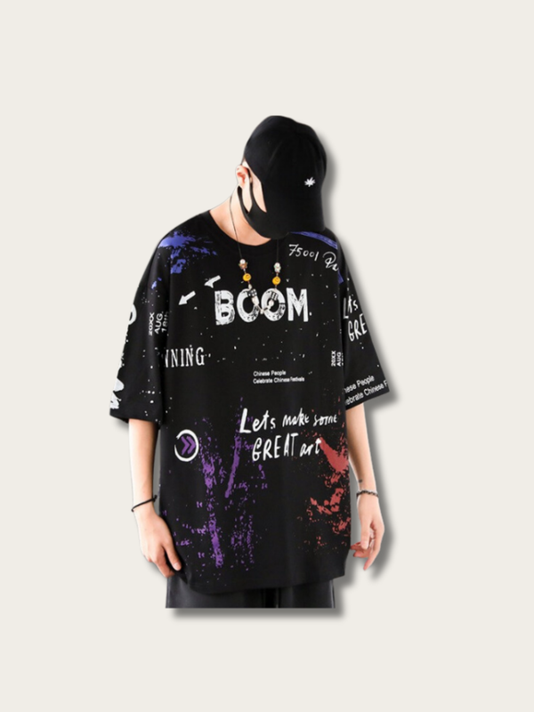Urban Art Explosion Japanese T Shirt - Medium
