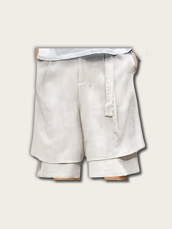 Breezy Dual Linen Japanese Shorts - Small