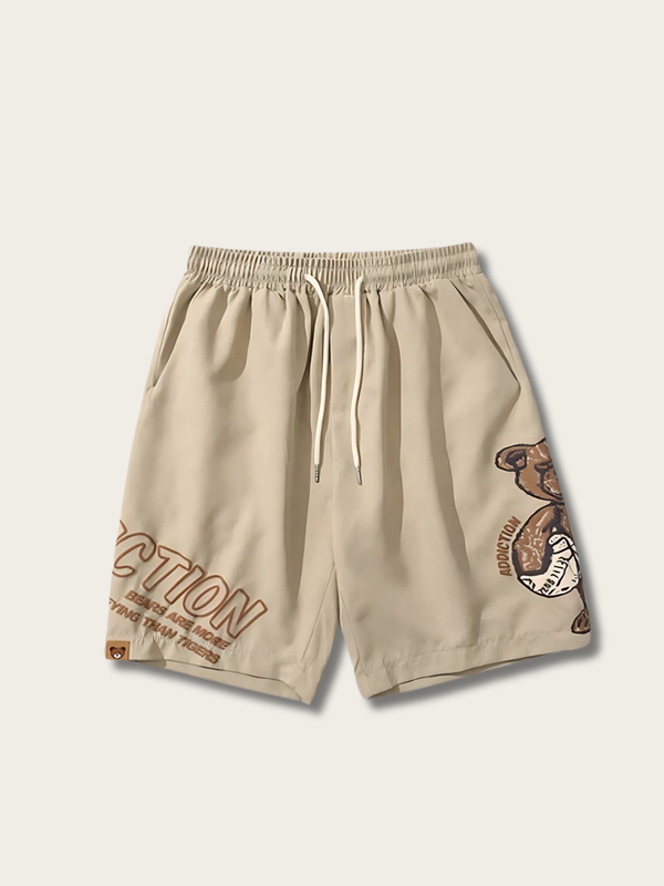Bear Addiction Streetwear Shorts - Medium