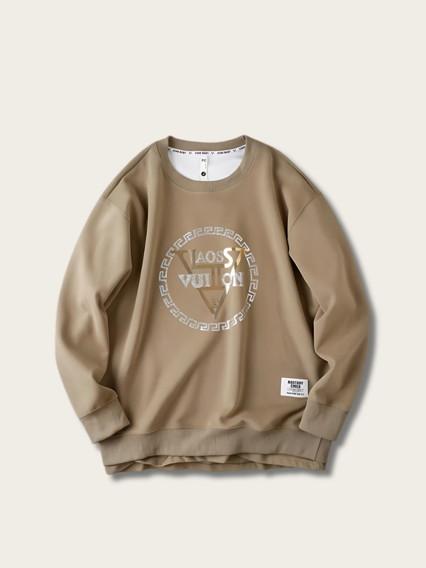 Monogram Luxe Crewneck Japanese Sweater - Medium