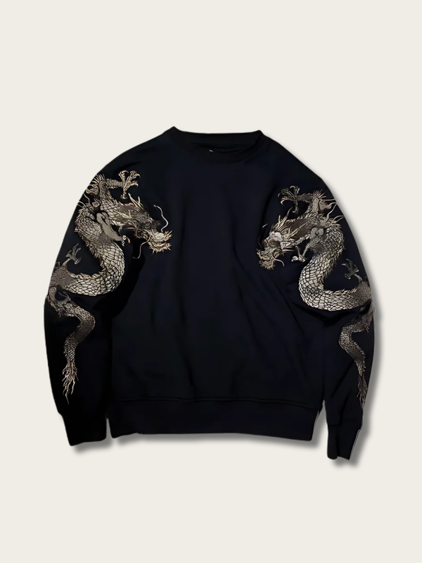 Eternal Dragonflow Japanese Sweatshirt - Medium