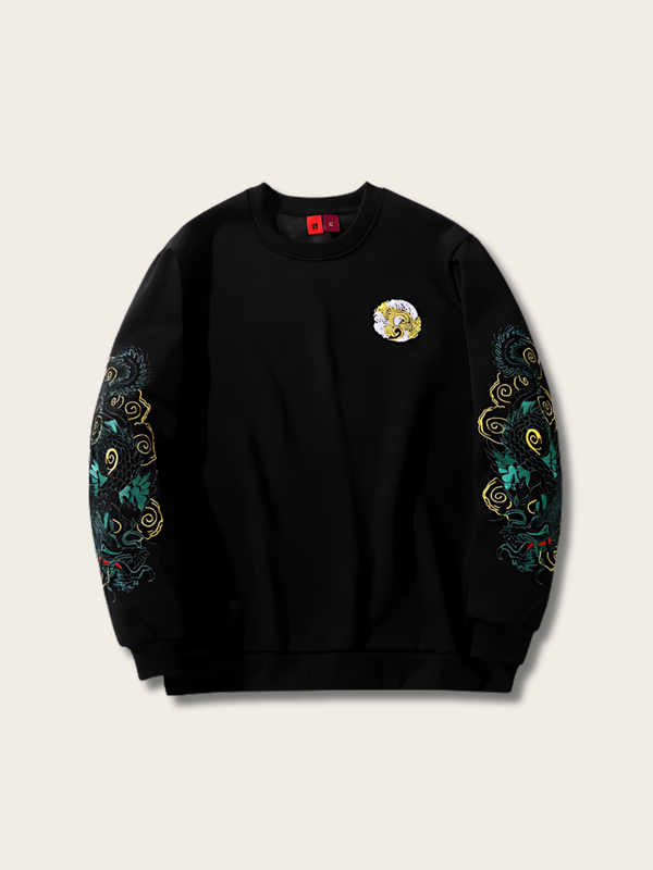 Mystic Dragon Harmony Japanese Sweater - Medium