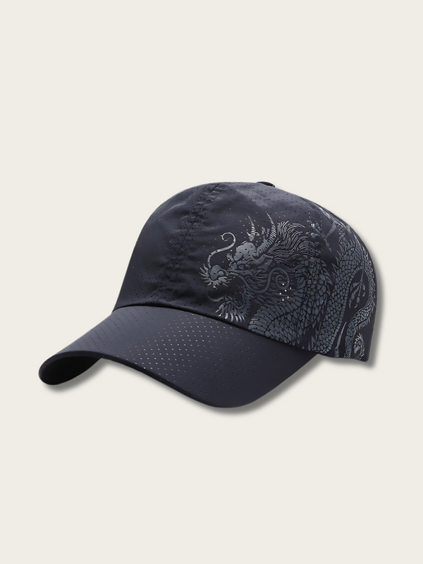 Imperial Dragon Japanese Cap - Blue