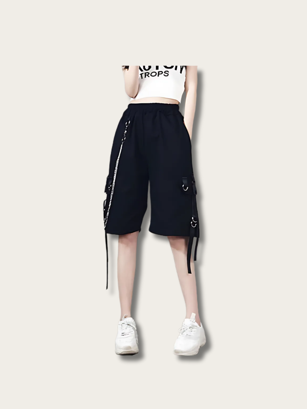 Urban Edge Chain Japanese Shorts - Medium