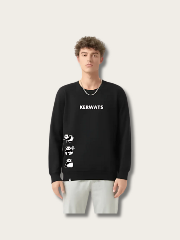 Panda Play Sketch Japanese Sweatshirt - Small