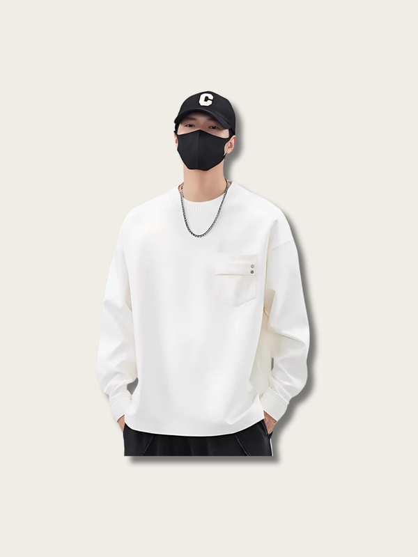 Arctic Minimalist Japanese Sweater - Medium