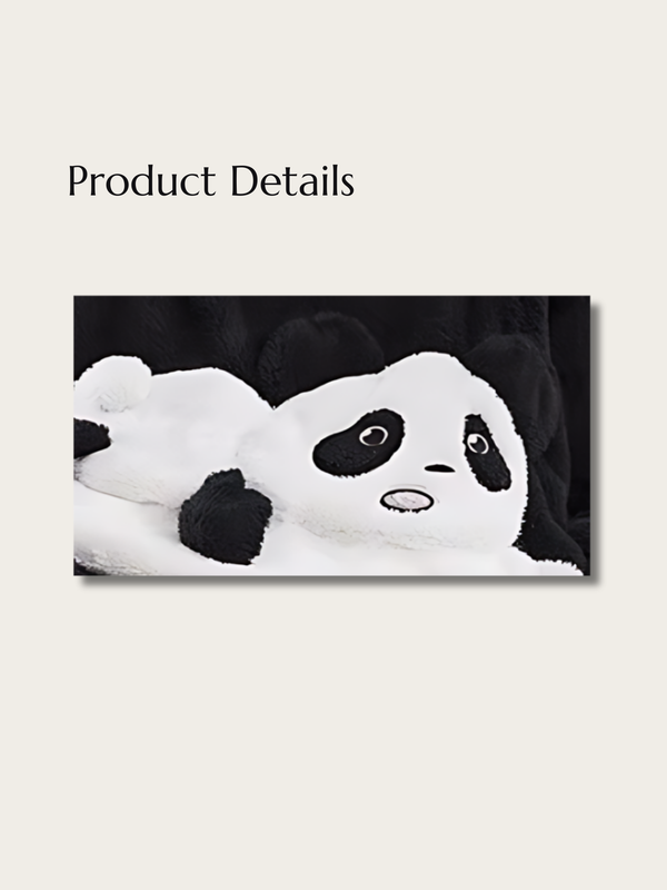 Panda Plush Japanese Crewneck Sweatshirt - XL