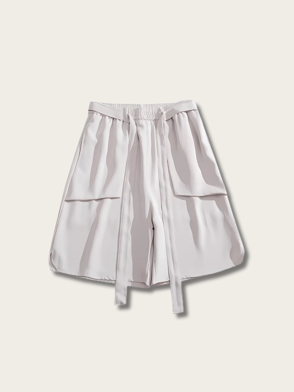 Flow Pleated Japanese Streetwear Shorts - Medium