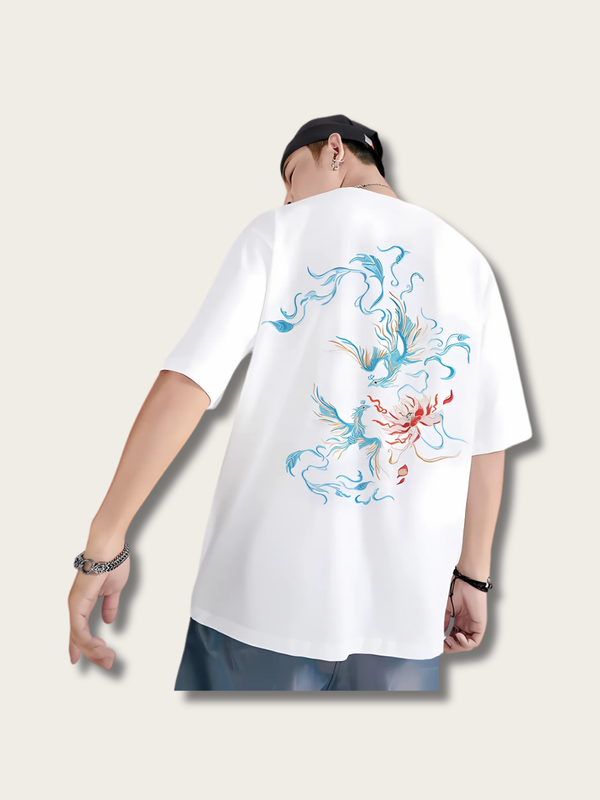 Phoenix Whisper Ink Japanese T Shirt - Medium