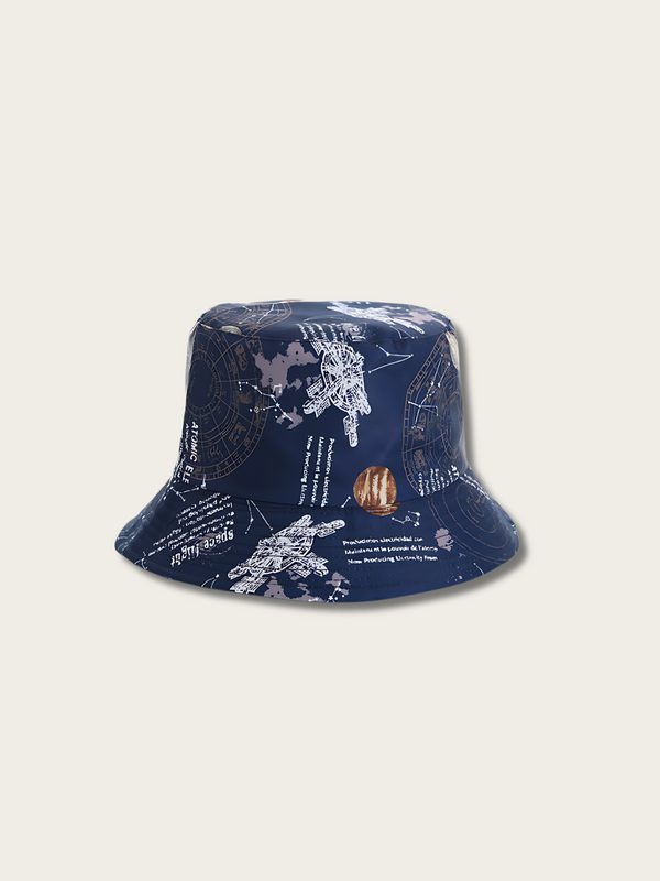 Space Navigator Japanese Bucket Hat - Blue