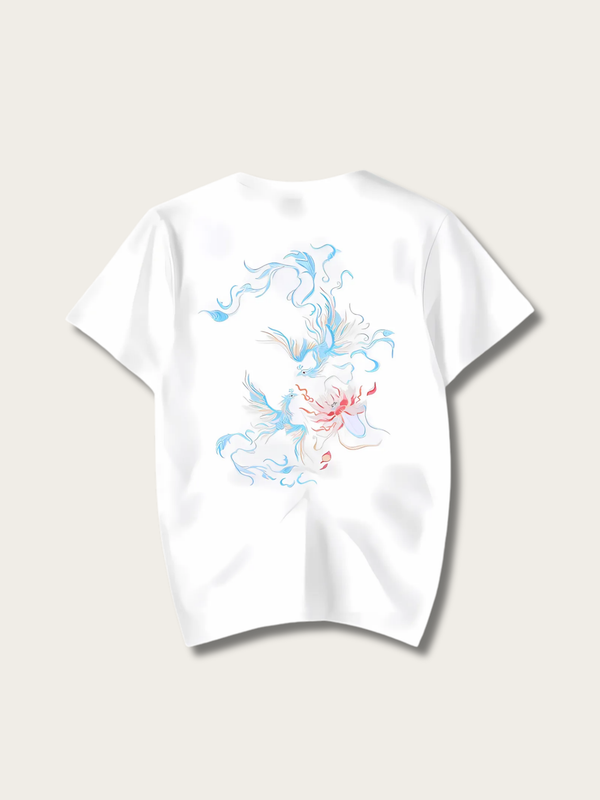 Phoenix Whisper Ink Japanese T Shirt - Medium
