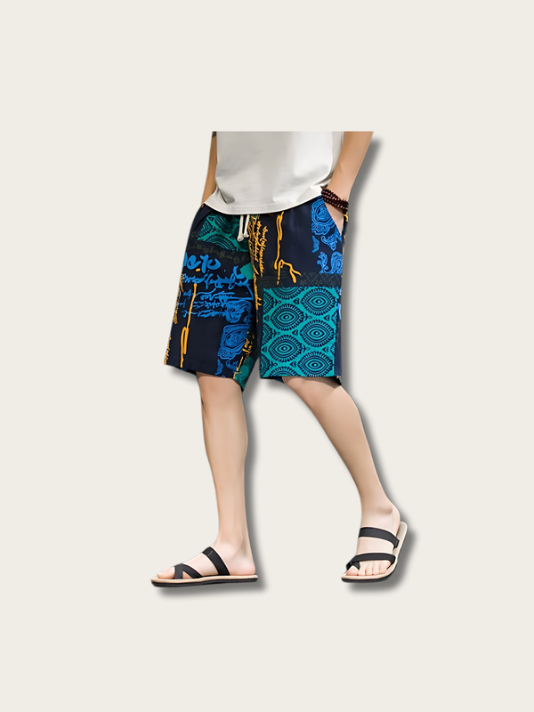 Vivid Street Vibes Japanese Shorts - Medium