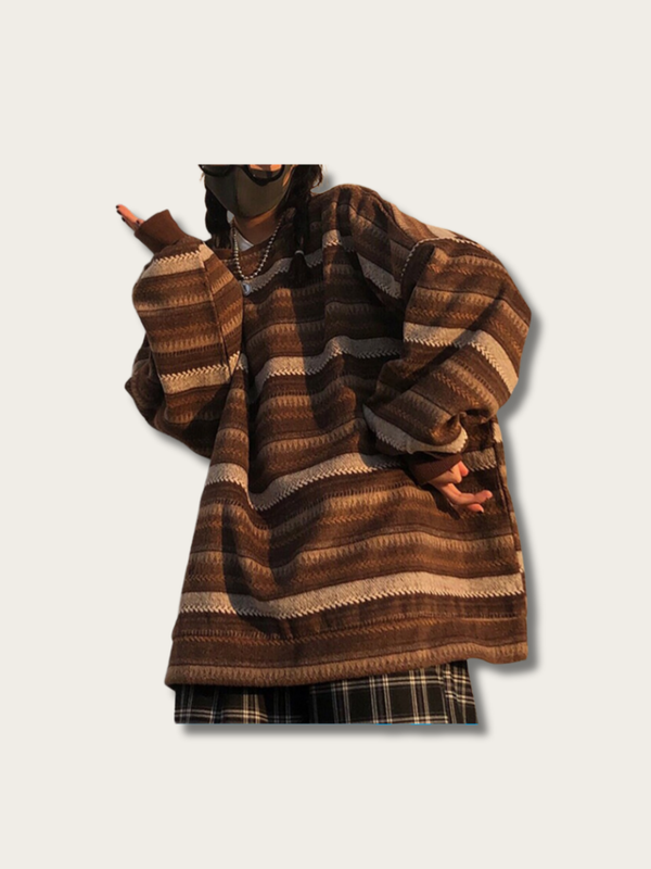 Rustic Retreat Japanese Sweater - Medium