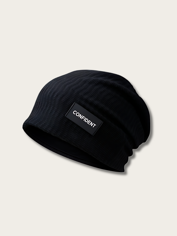 Bold Aura Japanese Beanie - Black