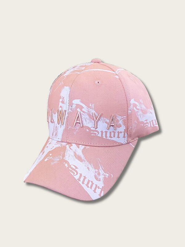 Tie Dye Design Japanese Cap - Pink