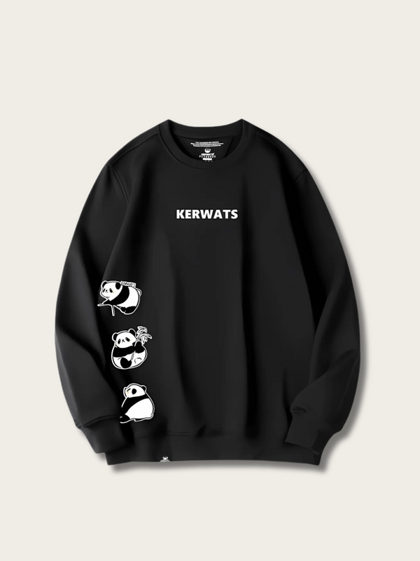 Panda Play Sketch Japanese Sweatshirt - Small