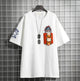 Indiana Panda Embroidered Japanese T Shirt - Large