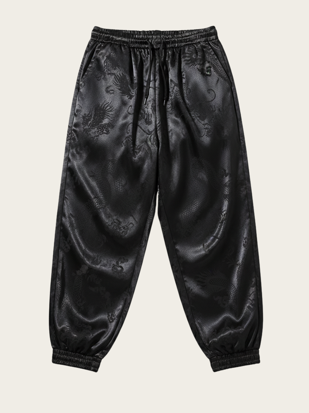 Premium Satin Dragon Print Relaxed – Street