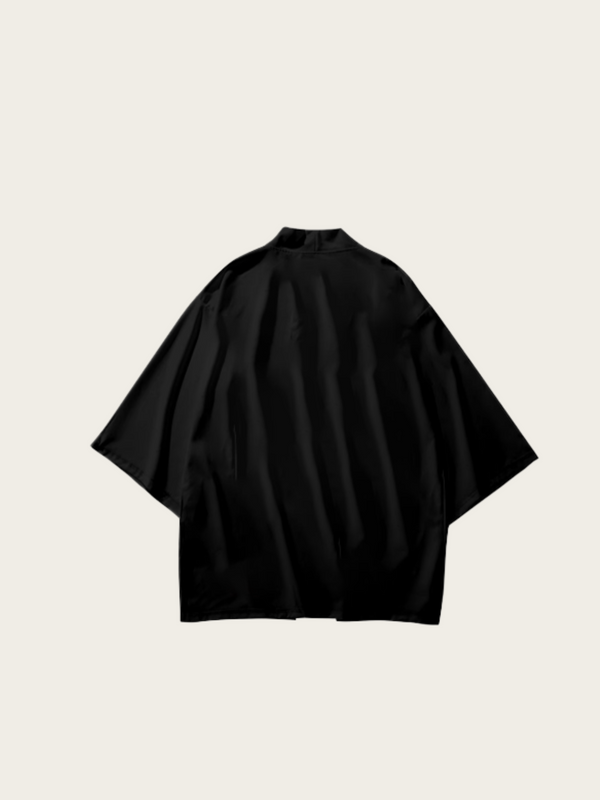 Cranes and Clouds Embroidered Kimono