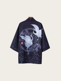 Harmony Flight Satin Kimono Cardigan