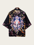 Kitsune Blossom Enchantment Kimono Cardigan