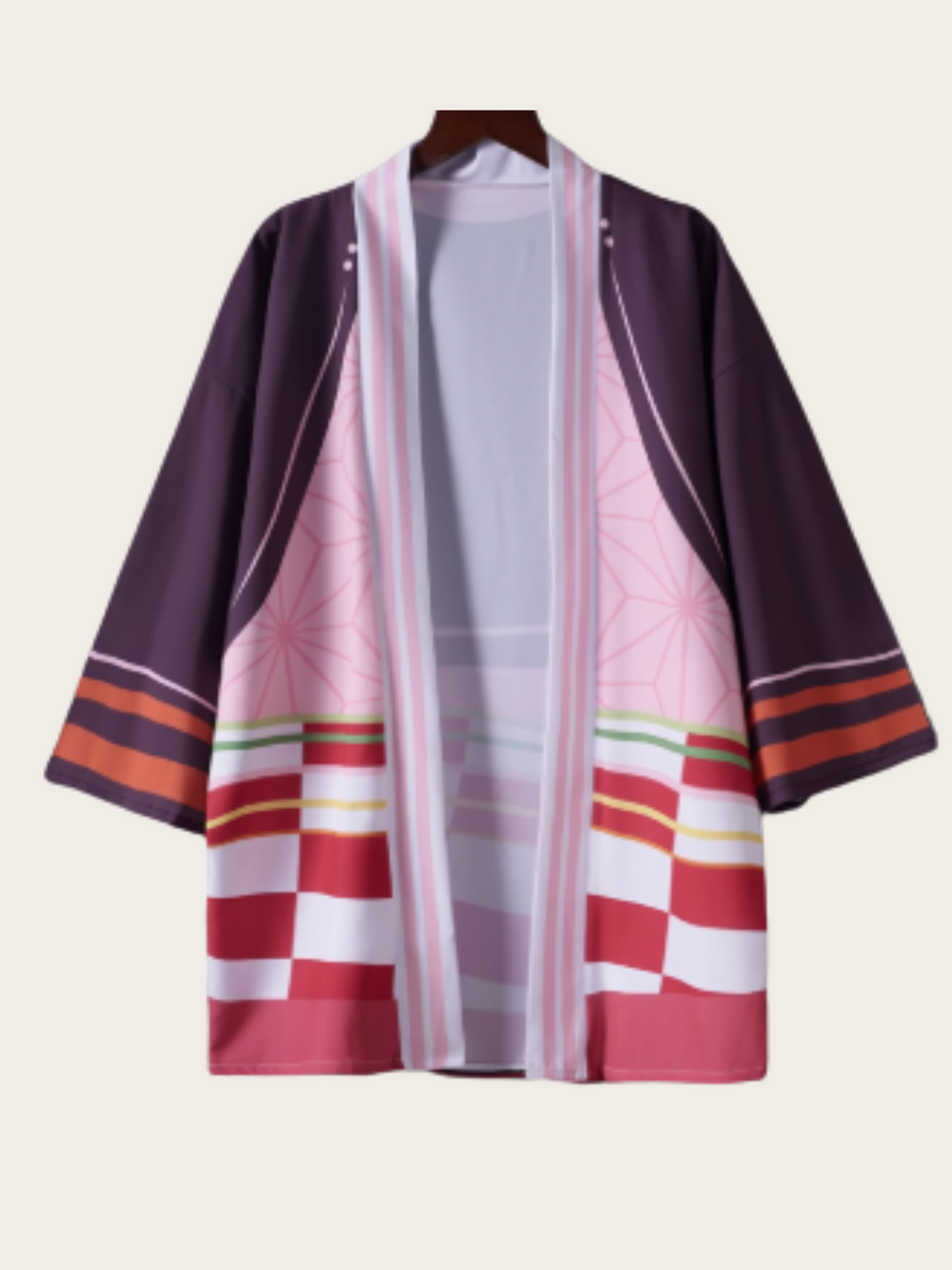 Daisho “Pink Bloom” Nezuko-Inspired Haori Kimono Jacket