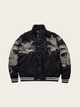 Embroidered Dragon & Kitsune Nine Tail Fox Japanese Souvenir Jacket