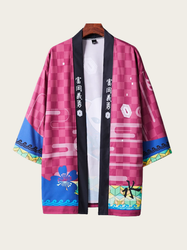 Kitsune Mask Harmony Kimono Cardigan