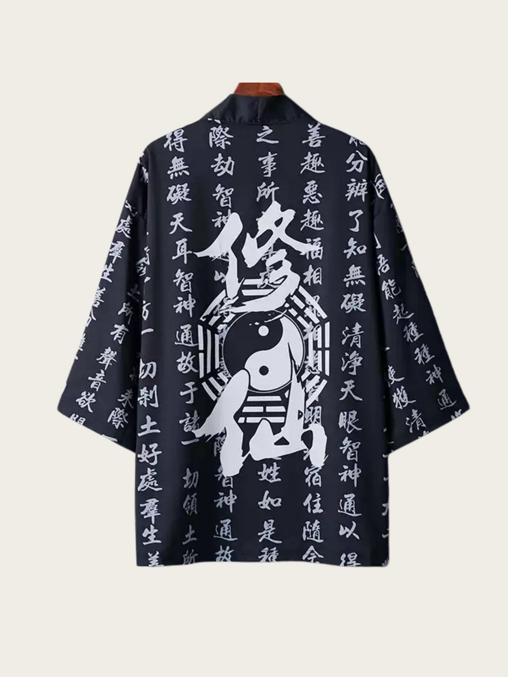 Kanji Harmony Kimono Cardigan