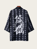 Kanji Harmony Kimono Cardigan