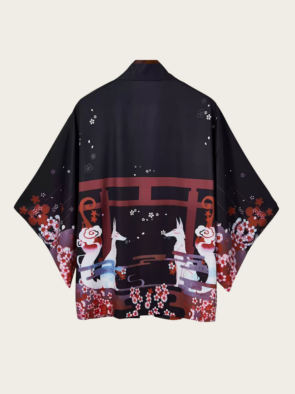Blossom Guardian Fox Kimono