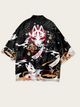 Kitsune Flame Japanese Kimono Cardigan