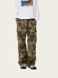 Loose Fit Camo Cargo Pants with Utility Pockets