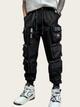 Corset Black Techwear Pants – Modern Japanese Streetwear with Multi-Pocket Design