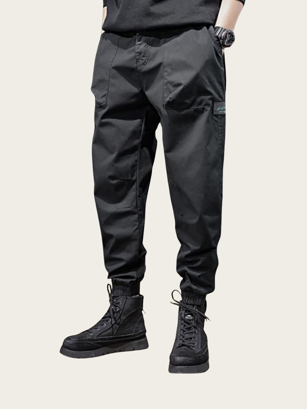 Japanese Casual Cargo Pants – Multi-Pocket Streetwear Joggers for Everyday Comfort