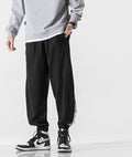 Simple Streak Printed Japanese Pants - Large