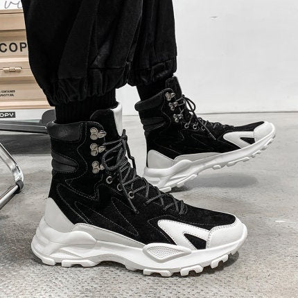 High Cut Retro Style Japanese Shoes - 39