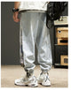 Embroidered Bear Japanese Pants - #000000:Black