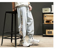 Embroidered Bear Japanese Pants - #000000:Black