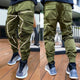 Reflective Neon Strip Design Japanese Style Pants - #ffffff:White