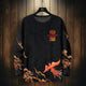 Phoenix Printed Crewneck Japanese Style Sweatshirt - Small