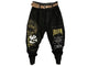 Monkey Head Embroidered Denim Style Japanese Pants - 29