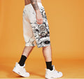 Fierce Lion Printed Japanese Shorts - 3XL