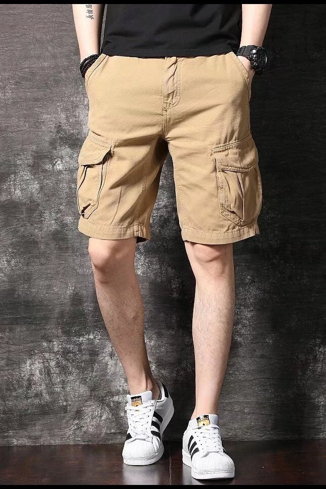 Vintage Casual Cargo Japanese Shorts - Medium