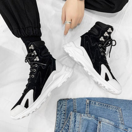 High Cut Retro Style Japanese Shoes - 40