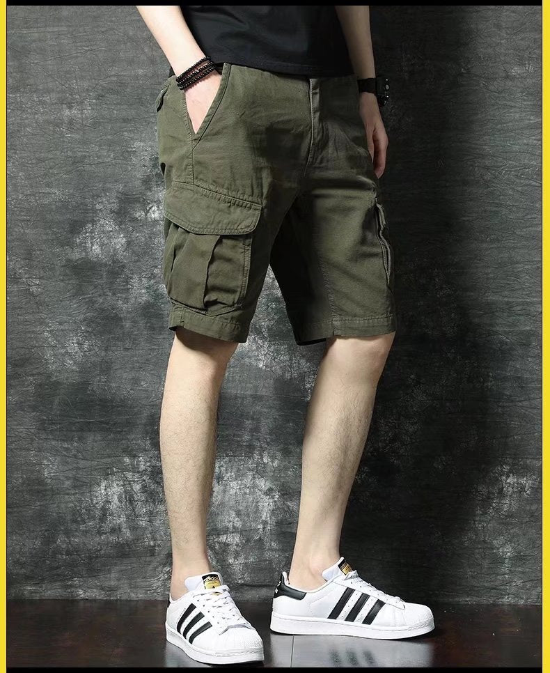 Vintage Casual Cargo Japanese Shorts - XL