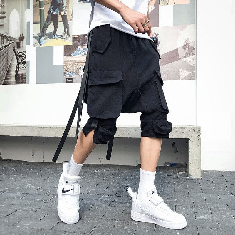 Multi Pocket Streamer Japanese Shorts - XL